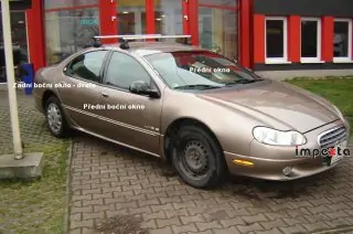 Boční okno - levé zadní dveře