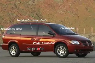 Boční zadní okno - pravé