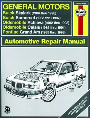 1985 - 1998 GENERAL MOTORS BUICK, OLDSMOBILE, PONTIAC - servisní manuál