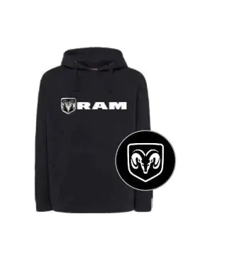 Mikina originál DODGE RAM , RAM silver Hoodie