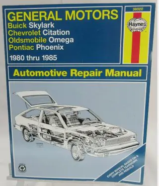 1980-1985 GM Buick Chevy Olds Pontiac - servisní manuál